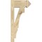 Ekena Millwork Balboa Arts & Crafts Rough Sawn Outlooker, Douglas Fir, 6"W x 12"D x 24"H OUT06X12X24BOA03RDF - alternate 4